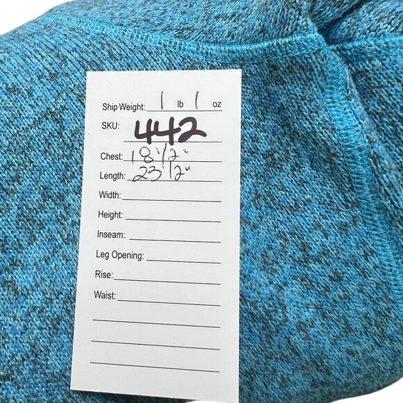 Patagonia Women's Quarter Zip Better Sweater Turquoise Blue Size Medium - Picture 8 of 8
